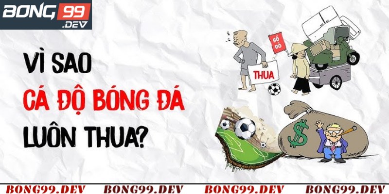 Tìm hiểu tại sao cá độ bóng đá luôn thua khiến người chơi nợ nần?